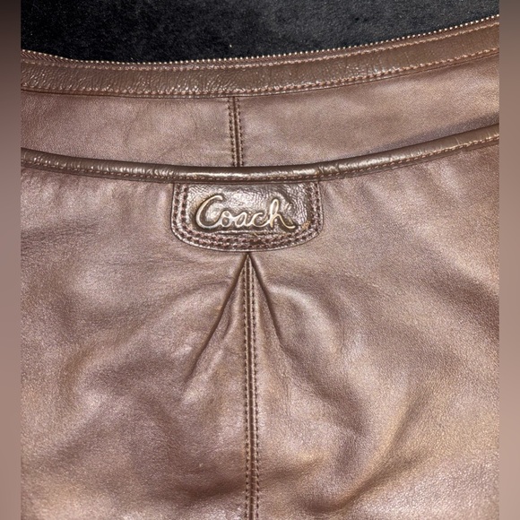 Coach Park Brown Leather Duffle F19726 Convertible Shoulder Crossbody Bag - Picture 9 of 13